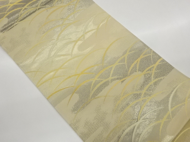 JAPANESE FUKURO OBI / WOVEN EGASUMI PATTERN